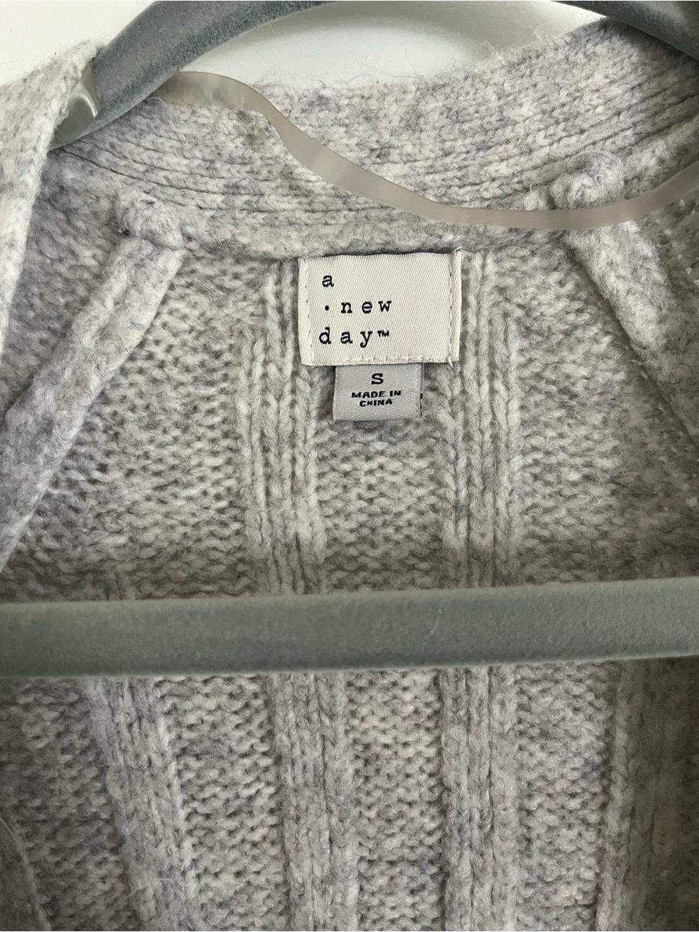 a new day Light Gray Ribbed Open-Front Cardigan - Picture 3 of 4